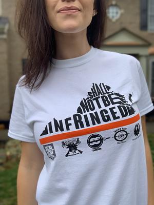 SHALL NOT BE INFRINGED T-SHIRT NEW