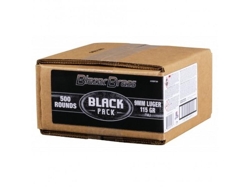  Blazer Brass 9mm 500rds 115gr.Black Pack Bulk