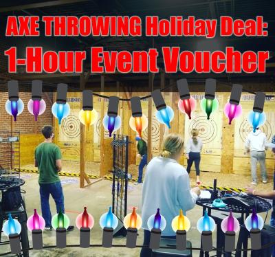 Private Axe-Throwing Event - 1 hour voucher