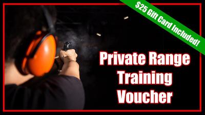 FREE $25 Gift Card! Private Range Training Voucher