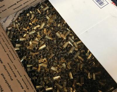 Bulk 9mm Cleaned Brass - 1000ct