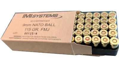 IMI Systems 9mm NATO 115gr FMJ box/50 (+P)