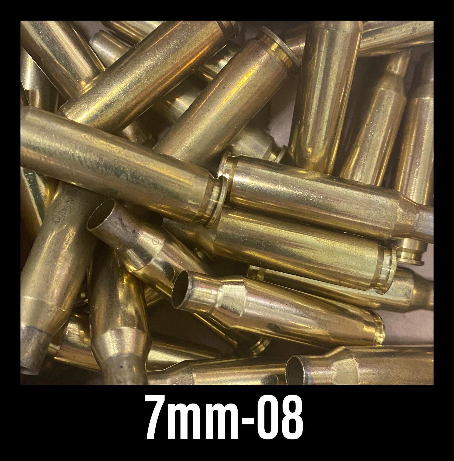  7mm- 08 Cleaned Brass 100ct