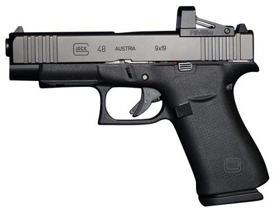 GLOCK 48 W/ MOS AND FRONT RAIL BLK 9MM