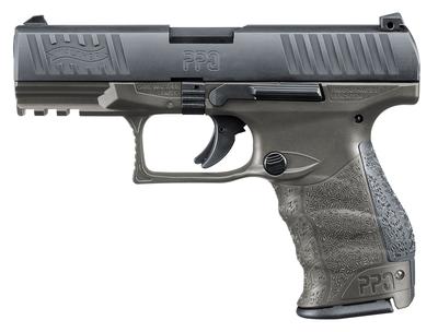 WALTHER 2823462 PPQ 9MM 4IN 15RD BLK/TGREY