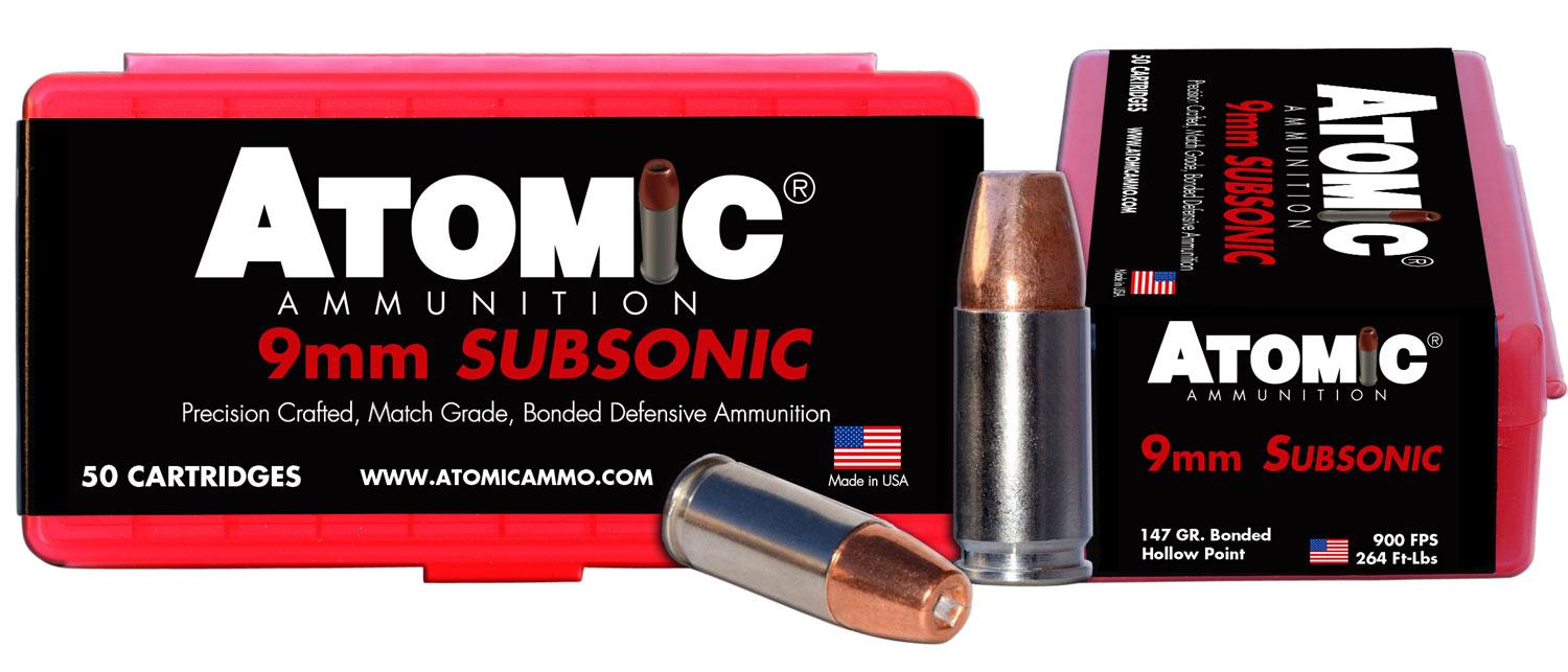  Atomic 00438 9mm 147 Subsonic 50/10