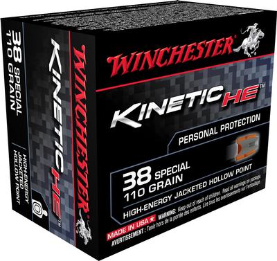 WINCHESTER HE38JHP 38 110JHP HGH ENGY 20/10