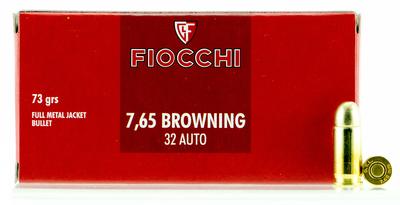 FIOCCHI 32ACP 73GR FMJ 50CT
