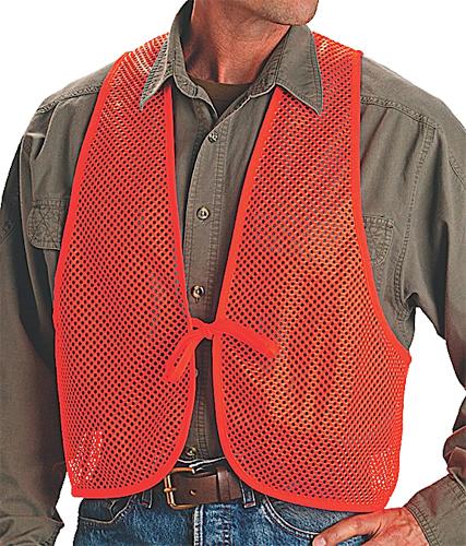  Allen 15750 Safety Orange Mesh Vest