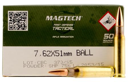  7.62x51mm Tactical Ball 50ct