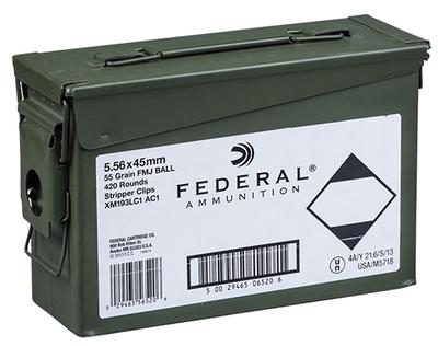 FED M193 556NATO 55GR FMJ 420RD CAN