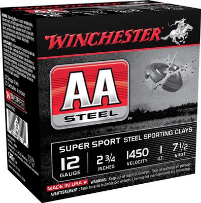 WINCHESTER AASCL12S7 AA SC STL 1OZ 25/10