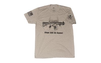 SPIKE'S TSHIRT STOPS ISIS GRAY XL