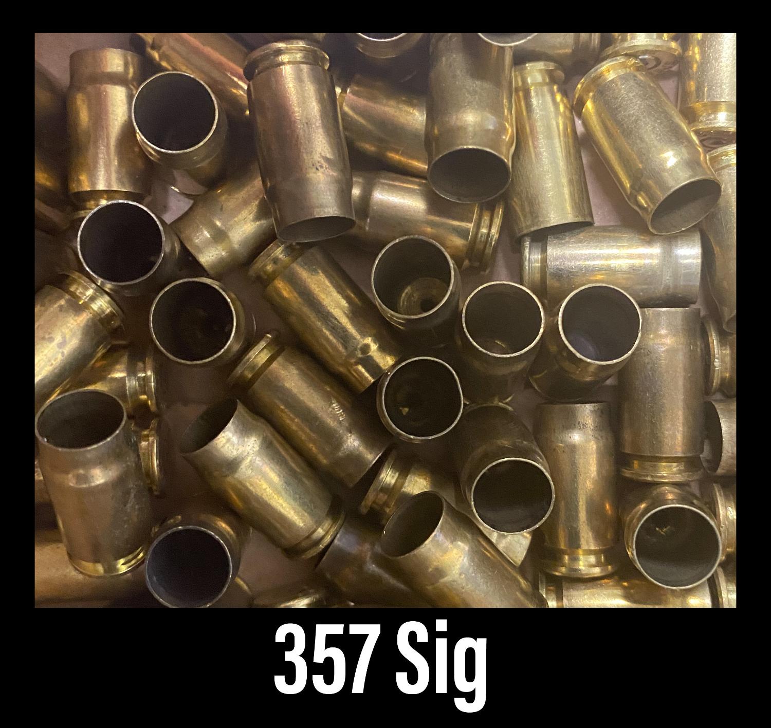  357 Sig Cleaned Brass 100ct