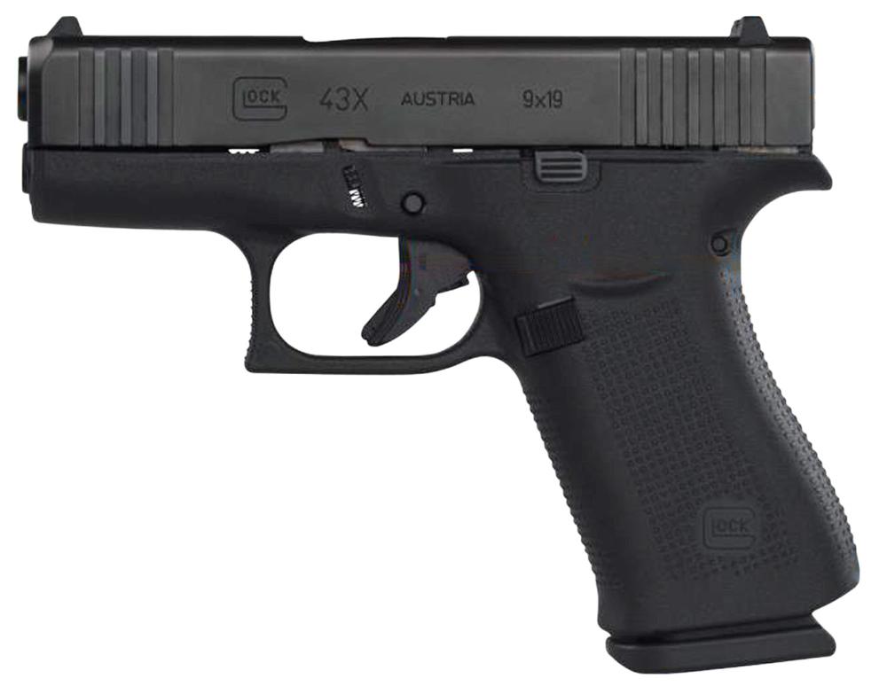  Glock 43x All Black 9mm
