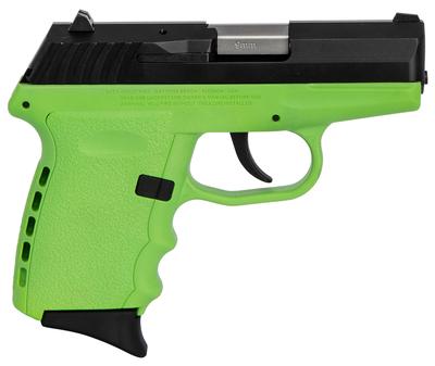 SCCY CPX2CBLG 9MM 3.1 CRB NMS 10 LIME