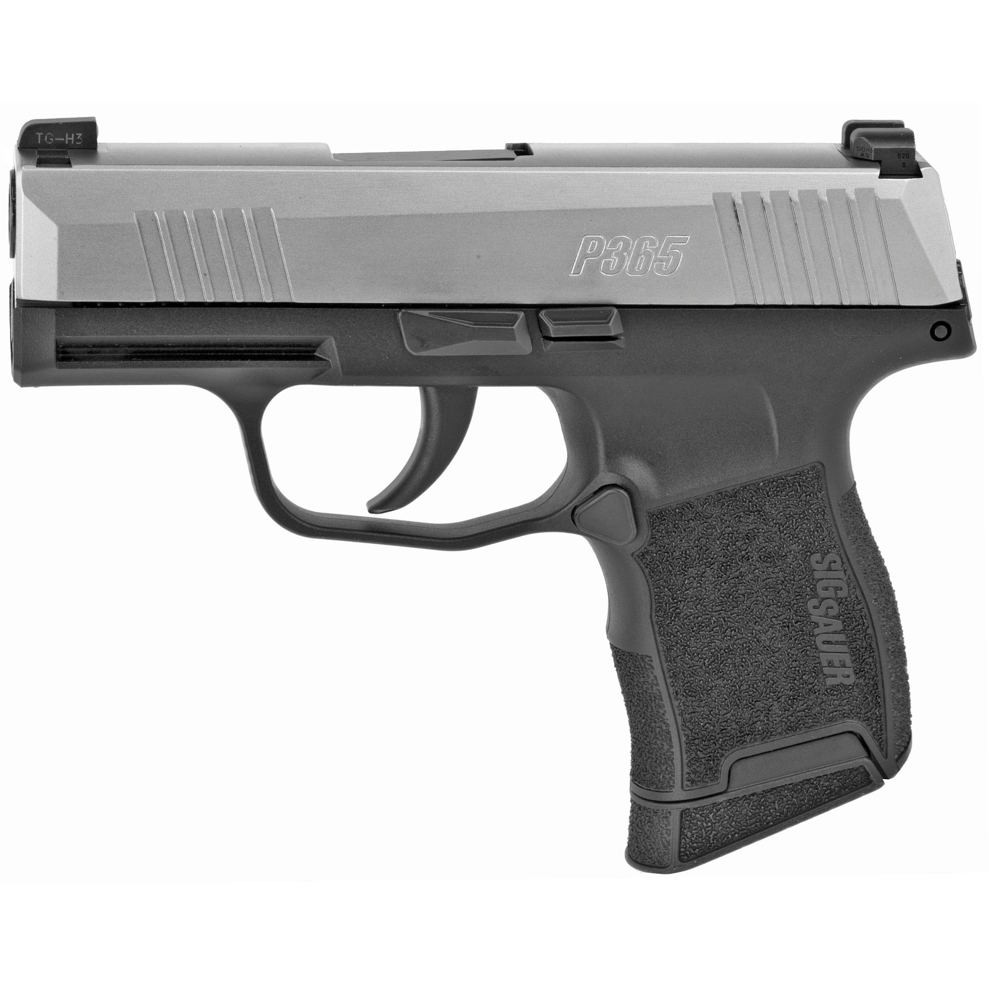 SIG P365 BLACK/STAINLESS 2-TONE 9MM